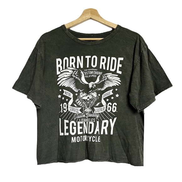 obsessive love Tops - Born to Ride NWOT Graphic Tee